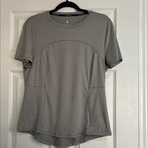 Spyder Women's Short Sleeve Tee in Light Gray